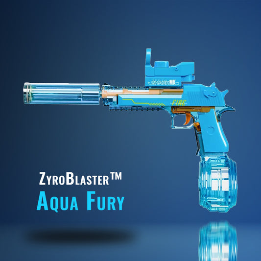 ZyroBlaster™ Aqua Fury | Electric Water Gun with LED Muzzle Flash